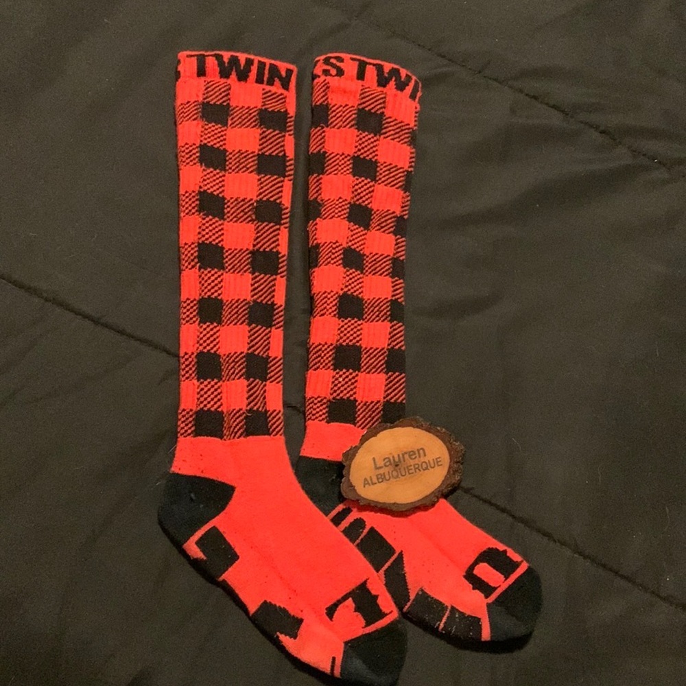 Pre worn Twin Peak socks